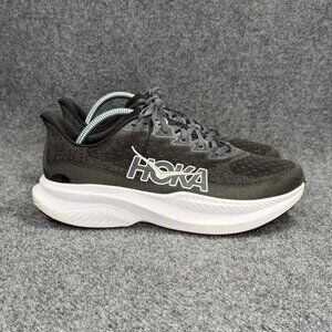 Hoka Mach 6 Running Shoes Women's 11 Black White Athletic Run Training Sneakers